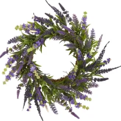 Kirkland's Home Swirled Lavender And Greenery Wreath- Wreaths