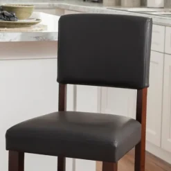 Kirkland's Home Sydney Espresso Counter Stool- Bar Stools & Counter Height Stools