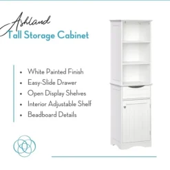 Kirkland's Home Tall Open Shelves Cabinet- Cabinets & Sideboards