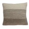 Kirkland's Home Tan And Brown Block Striped Pillow- Pillows