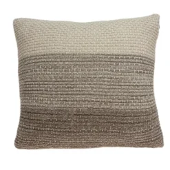 Kirkland's Home Tan And Brown Block Striped Pillow- Pillows