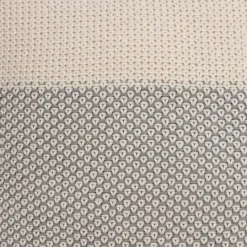 Kirkland's Home Tan And Gray Blocked Knit Pillow- Pillows