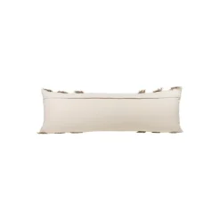 Kirkland's Home Tan And White Outer Striped Lumbar Pillow- Pillows