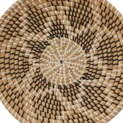 Kirkland's Home Tan Bohemian Seagrass 5-Pc. Wall Plaque Set- Wall Plaques