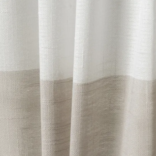 Kirkland's Home Tan Deena Curtain Panel Set, 96 In.- Curtains & Drapes