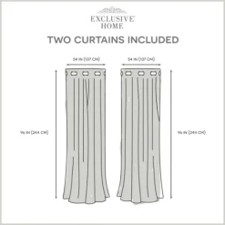 Kirkland's Home Tan Floral 2-Pc. Curtain Panel Set, 96 In.- Curtains & Drapes