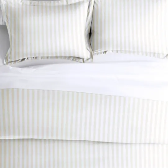 Kirkland's Home Tan Rugged Stripe 2-Pc. Twin Duvet Cover Set- Duvets