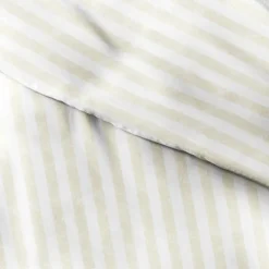 Kirkland's Home Tan Rugged Stripe 2-Pc. Twin Duvet Cover Set- Duvets