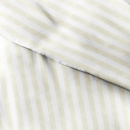 Kirkland's Home Tan Rugged Stripe 2-Pc. Twin Duvet Cover Set- Duvets