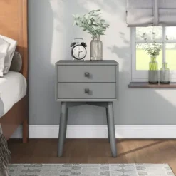 Kirkland's Home Tapered 2-Drawer Nightstand- Nightstands
