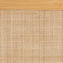 Kirkland's Home Tara Two-Tone Espresso Rattan Chest- Dressers & Chests