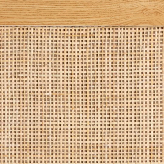 Kirkland's Home Tara Two-Tone Espresso Rattan Chest- Dressers & Chests