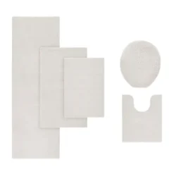 Kirkland's Home Taupe High Pile Marshmallow Bath Mat, 30 In.- Bathroom Rugs