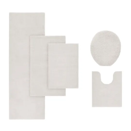 Kirkland's Home Taupe High Pile Marshmallow Bath Mat, 30 In.- Bathroom Rugs