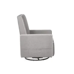 Kirkland's Home Taupe Usb Recliner And Ottoman 2-Pc. Set- Accent Chairs