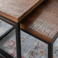 Kirkland's Home Tawny Nesting 3-Pc. Coffee And Accent Table Set- Coffee Tables