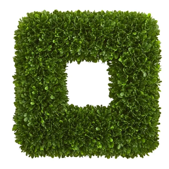 Kirkland's Home Tea Leaf Square Wreath- Wreaths