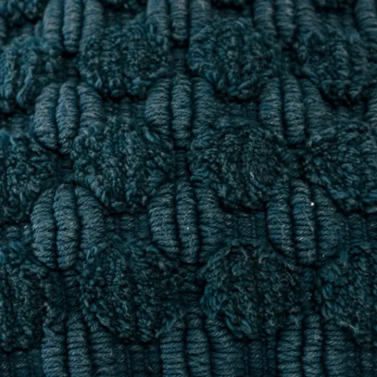Kirkland's Home Teal Looped Cotton Throw Pillow- Pillows