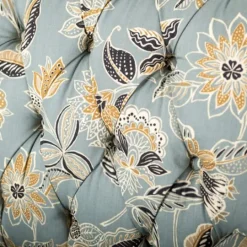 Kirkland's Home Teal Rebecca Tufted Accent Chair- Accent Chairs
