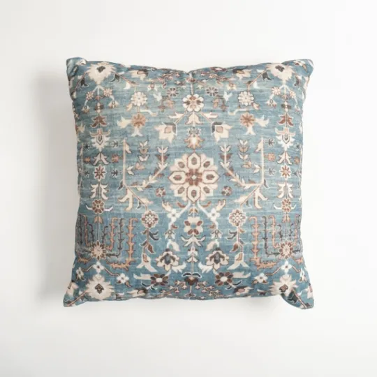 Kirkland's Home Teal Vintage Salma Pillow- Pillows