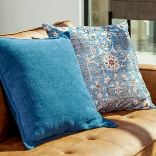Kirkland's Home Teal Vintage Salma Pillow- Pillows