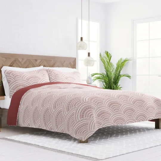 Kirkland's Home Terra Scalloped Reversible 2-Pc. Twin Quilt Set- Quilts