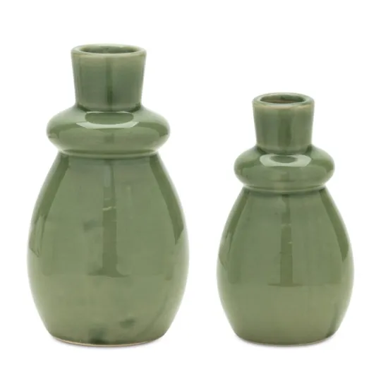 Kirkland's Home Terracotta Bottle Vases, Set Of 2- Vases
