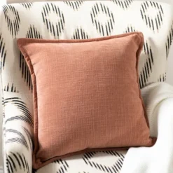 Kirkland's Home Terracotta Chenille Throw Pillow- Pillows