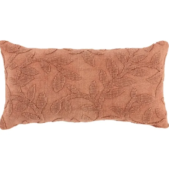 Kirkland's Home Terracotta Stonewash Botanical Pillow- Pillows