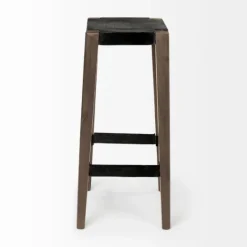 Kirkland's Home Terry Metal And Wood Cross Braced Bar Stool- Bar Stools & Counter Height Stools