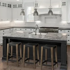 Kirkland's Home Terry Metal And Wood Cross Braced Bar Stool- Bar Stools & Counter Height Stools