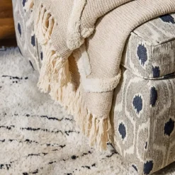 Kirkland's Home Textured Indi Throw With Tassels- Blankets & Throws