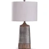 Kirkland's Home Textured Silver Table Lamp- Table Lamps