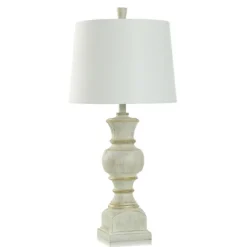 Kirkland's Home Textured Spindle Table Lamp- Table Lamps