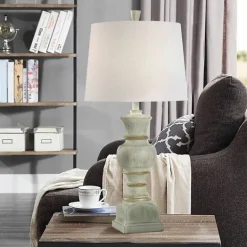 Kirkland's Home Textured Spindle Table Lamp- Table Lamps