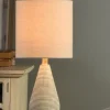 Kirkland's Home Textured Stripe Accent Table Lamp- Table Lamps