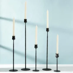 Kirkland's Home Textured Taper Candle Holder, 24 In.- Candle Holders