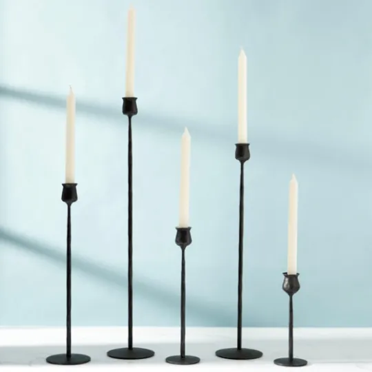 Kirkland's Home Textured Taper Candle Holder, 20 In.- Candle Holders