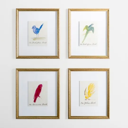 Kirkland's Home The Dark Green Bird Framed Art Print- Framed Art
