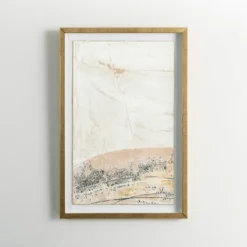 Kirkland's Home The Golden Abstract I Framed Art Print- Framed Art