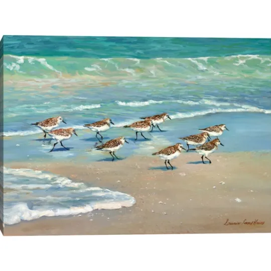 Kirkland's Home The Race Is On Canvas Art Print, 40X30 In.- Canvas Art