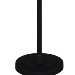 Kirkland's Home Thelma Matte Black Stem Floor Lamp- Floor Lamps