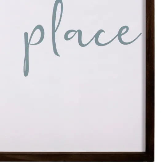 Kirkland's Home This Is Our Happy Place Wall Plaques, Set Of 2- Wall Quotes & Signs