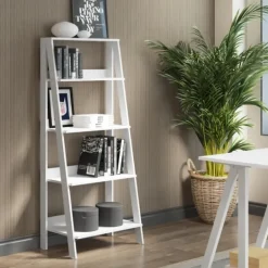 Kirkland's Home 4-Tier Ladder Bookshelf- Office Furniture