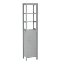 Kirkland's Home 3-Tier Linen Cabinet- Bathroom Furniture