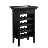 Kirkland's Home 4-Tier Wood Wine Rack- Cabinets & Sideboards