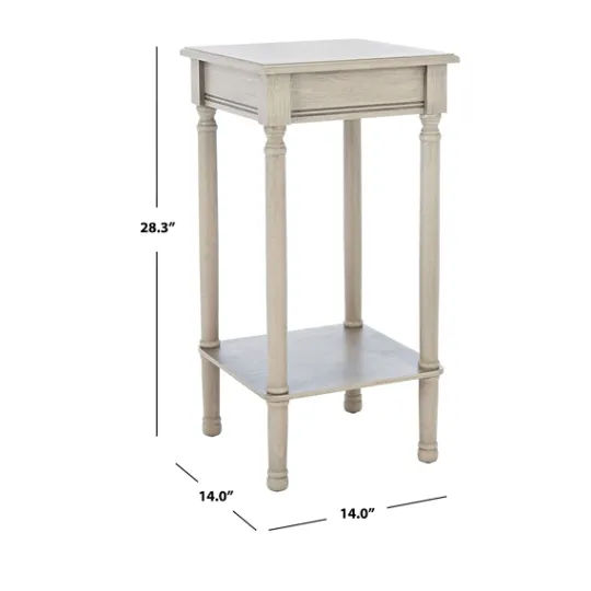 Kirkland's Home Tilley Beige Classic Square Accent Table- Accent & End Tables