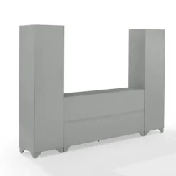 Kirkland's Home Tillie Gray Modular 3-Pc. Entertainment Set- Tv Stands & Media Consoles