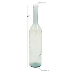 Kirkland's Home Tinted Farmhouse Glass Bottle Vase- Vases