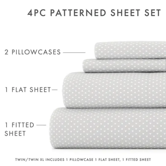 Kirkland's Home Tiny Hearts 3-Pc. Twin Sheet Set- Bed Sheets